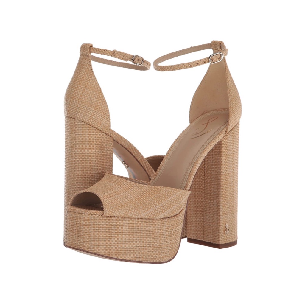 Sam Edelman Kori Sandals 10 Bleached Beechwood